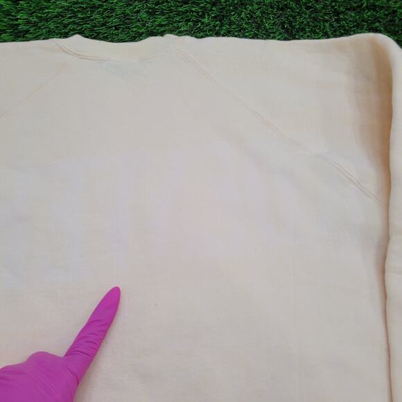 Vintage 80s Denver Sweatshirt Womens Medium 19x23 Yellow - Picture 7 of 14